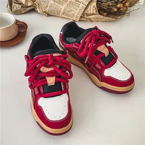 Women's shoes - Four-season style - Versatile sport and casual trendy shoes - Thick-soled sports shoes Sneaker Athletic Closed Trainer