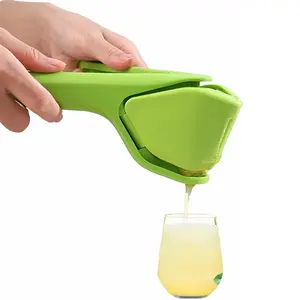 Lemon Squeezer, Effortless Manual Flat Lime Juicer Squeezer, Hand Citrus Press, Folds Design For Saving Space Storage, Easy to Make Juice From Lemon, Lime, Cirtus, Orange, Fruits, Kitchen Gadget, Fruit Juice Extractor