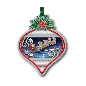 Beacon Designs Christmas Scene Bulb Ornament