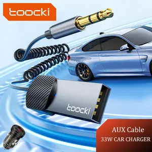 iPhone 16 Car Charger USB C, 33W A+C Super Fast Car Charger Adapter with Bluetooth Aux Adapter, Cigarette Lighter Adapter, Dual Port PD 33W/12V USB C Car Charger Plug with Cable for iPhone 15 14 13 12 Pro Max, Samsung S23 usb cable Automotive Vehicle