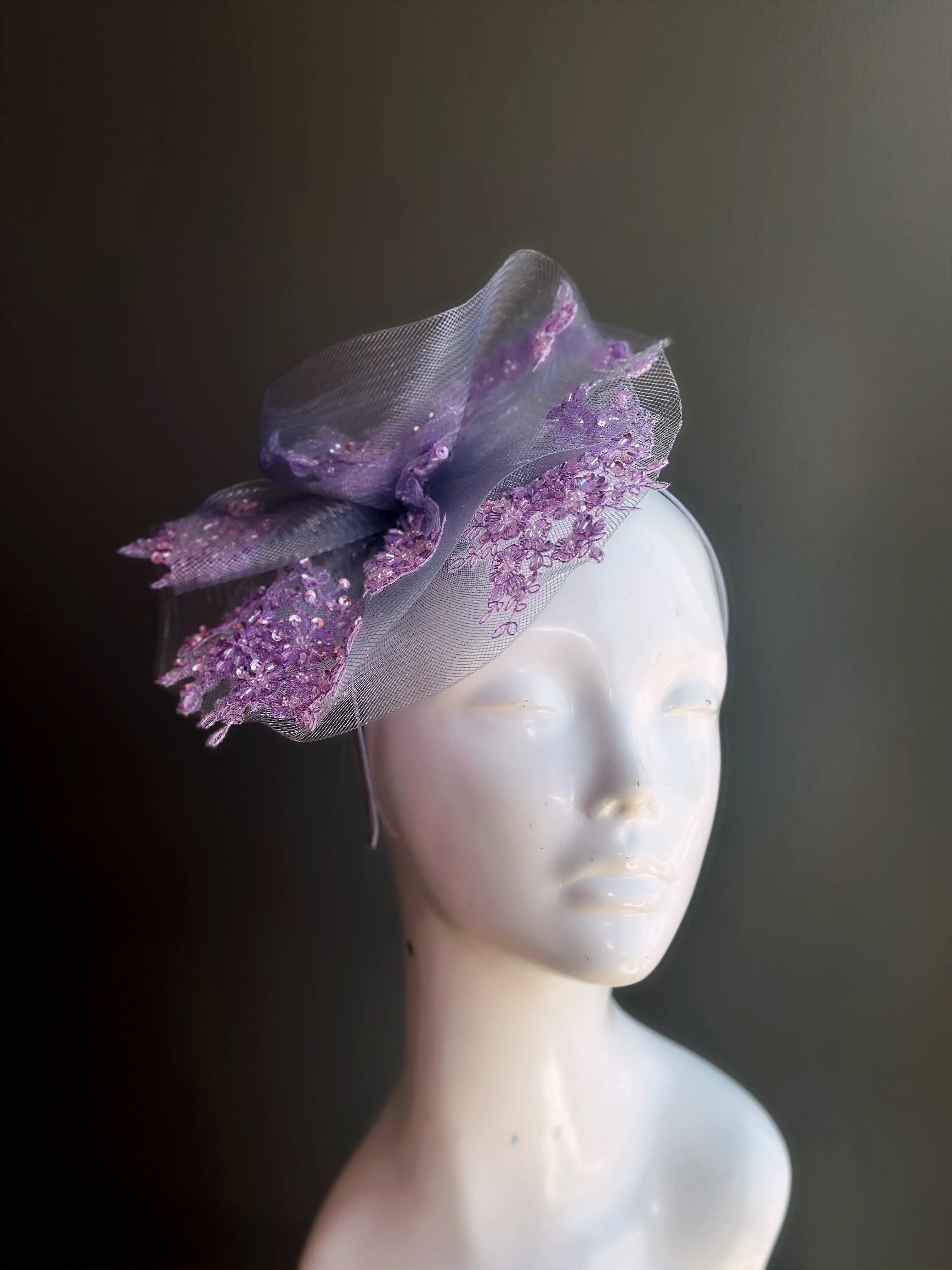 Lavender Blossom Hat