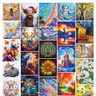 【Buy 2 Get 1】5D Diamond Painting Craft Kit, Stress-Relief DIY Diamond Art Kits with 50+ Styles, HD Print, Plastic Protective Film, Sticky Background - Easy to Start, Home Decor, Perfect Gift for Kids