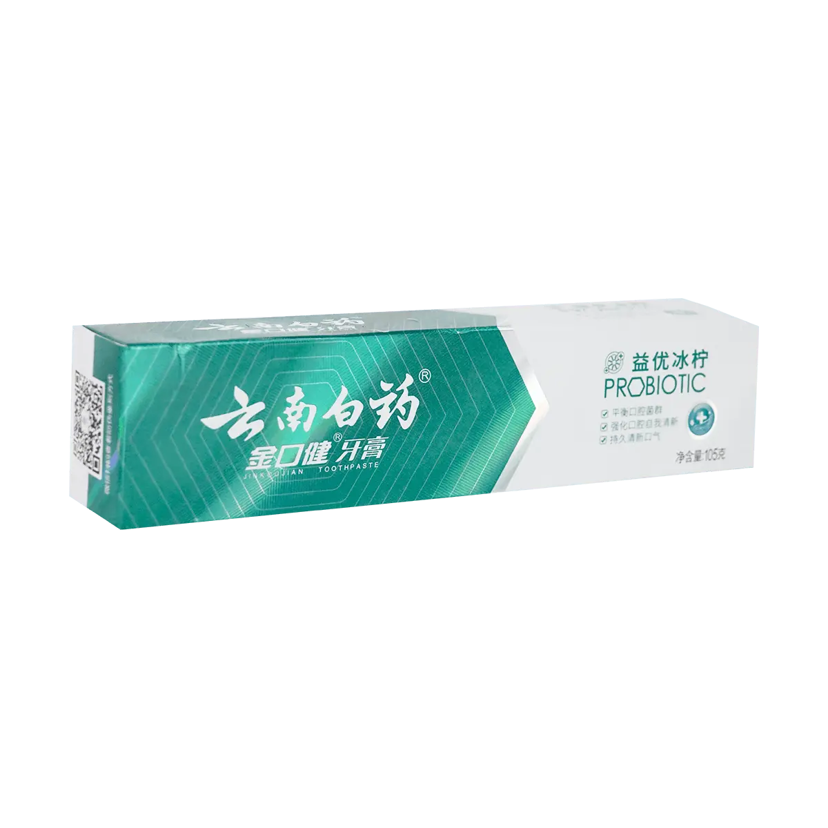 YUNNANBAIYAO Probiotic Toothpaste 105g #Iced Cold Lemon YUNNANBAIYAO Probiotic Toothpaste 105g #Iced Cold Lemon