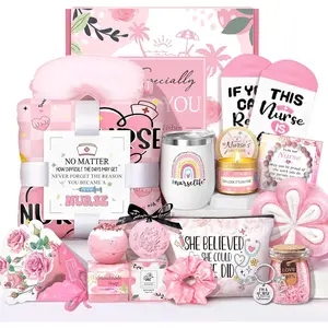 Nurse Gifts for Women Nurses Day 2026 Gift Nurses Week Nurse Appreciation Gifts Set Get Well Soon Care Package Relaxing Spa Set Thank You Box for Nursing RN Nurse Practitioner