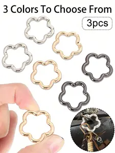 Magnet Spring Buckle, Interchangeable Open Ring Handbag Belt Connector, Outdoor Camping Hiking Accessories, DIY Bag Parts, Summer Beach Bag Decorations, Bag Charms, Accessories For Bags, Purse Accessories