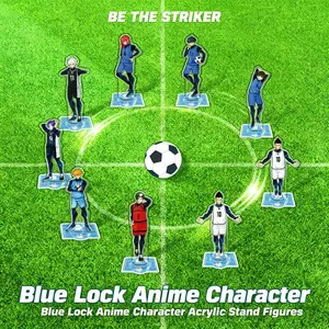 BLUE LOCK Anime Acrylic Stand Figure Yoichi Isagi Merchandise Blue Lock Souvenir Collectible Statue Desk Decor Gift Ready Stock