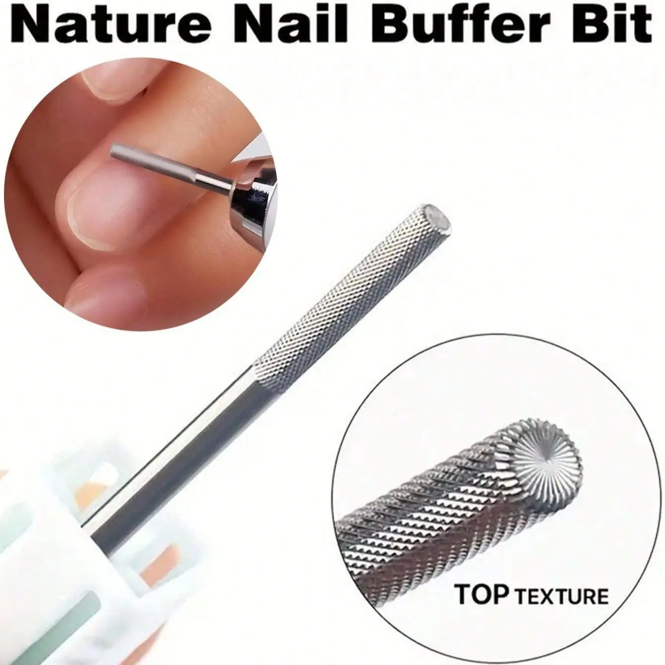 Nail Drill Bit, Safety Tungsten Carbide Cuticle Remover Drill Bit, Under Nail Cleaner, Dead Skin Nail Prepare Tool for Electric Nail File, Nail Care, Nail Art, Manicure, Nails Supplies, Nail Tech Supplies