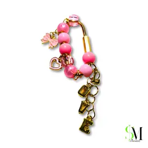 Clip & Create Charm Kit DIY Carabiner Bag Charm Kit Beaded Keychain Kit Cute Aesthetic Charm Making Kit