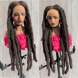 Color #4 Wick Dreadlock Soft Synthetic Dread 28inches High-Quality Hair Extensions for Stylish Looks