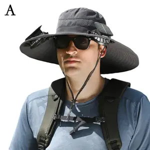 Double Fan Solar Sun Hat