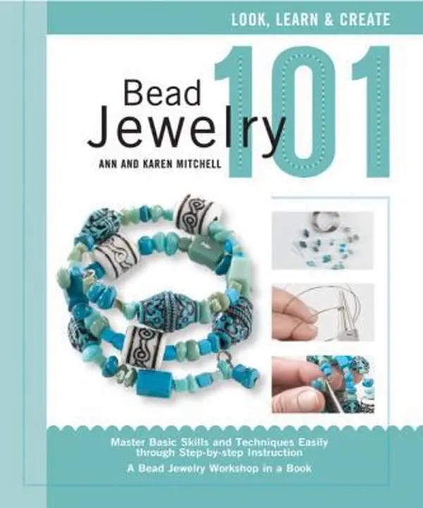 USED Book - Bead Jewelry 101: Master Basic Skills and Techniques Easily Through Step-by-step Instruction by Karen Mitchell (Hardcover) - english