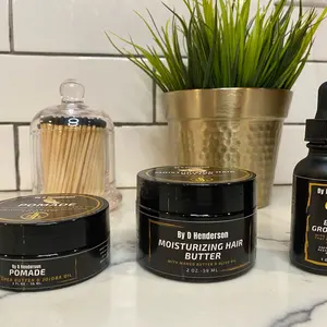 Wave Pomade Moisturizing Hair Butter & Beard Growth Oil for Men