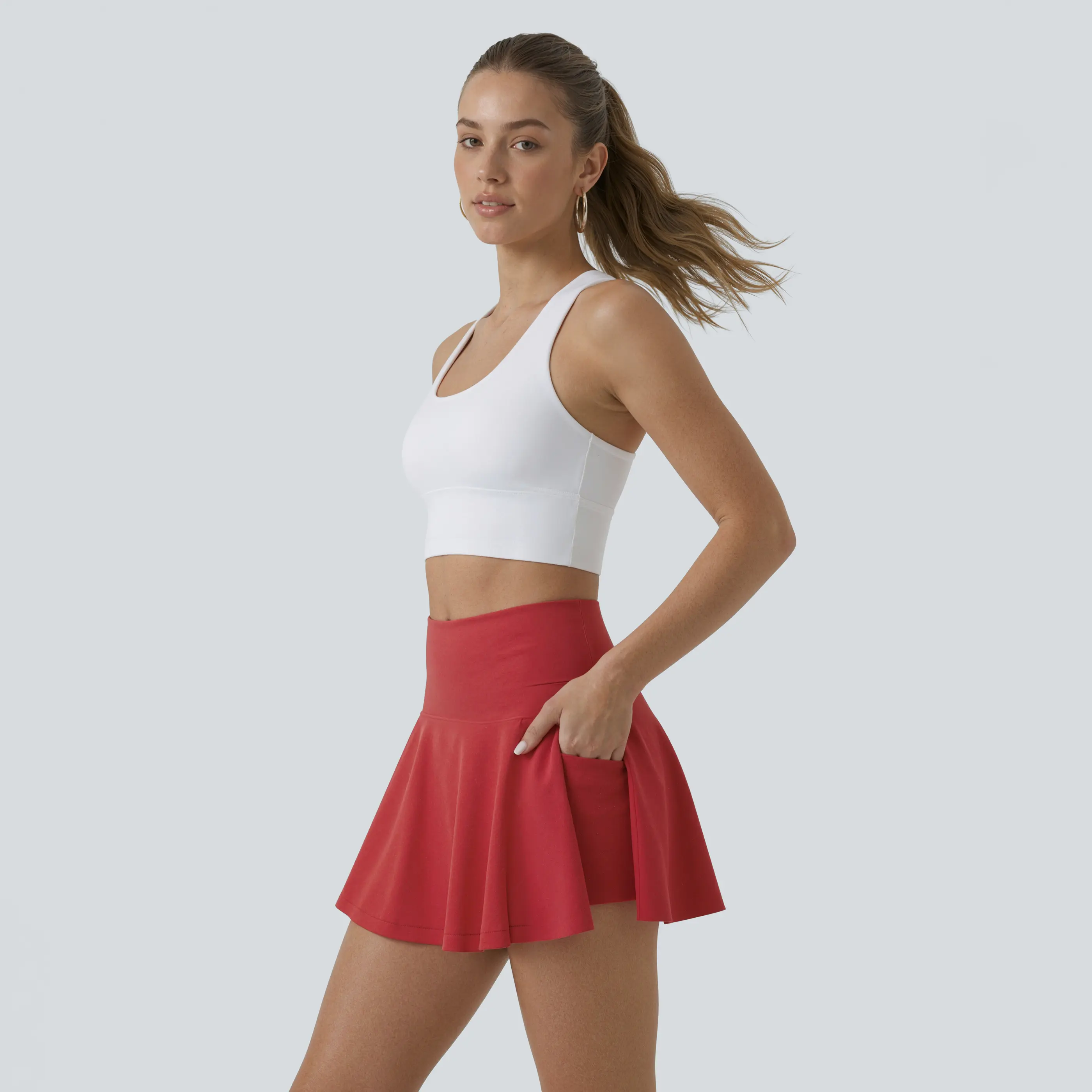 Halara Everyday Softlyzero Airy 2-in-1 InstantCool Tennis Skirt-Marvelous