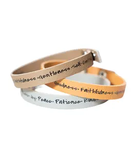 Fruit of the Spirit Leather Bracelets (3 pack)