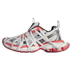 Balenciaga 3XL Extreme Lace Round-Toe Slip-On Low-Top Casual Shoes for Men in Red Trending Shoes, House White Official Shoes to Get / Maison Mihara