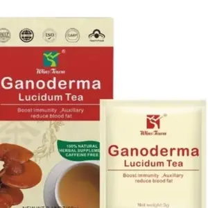 Ganoderma  Reishi Lucidum Tea , Tea with Ganoderma Mushroom Tea with Ginseng extract and lingzhi lucidum , helps with fatigue and boost energy , also helps with immunity