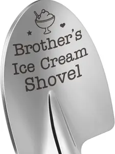 Father’s Day Gift – “Ice Cream Shovel” Spoon for Dad, Brother, Father-in-law, Grandpa, Papa, Stepdad– Hilarious and Unique Birthday or Father’s Day Present from Son or Daughter or wife – Great for Husband, Brother & Uncle - Ice Cream Utensils