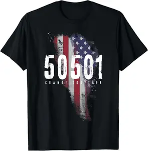 50501 Protest Movement America T-Shirt | Unisex Cotton T-Shirt | Unique Gift Tee