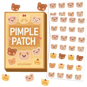 100/120PCS Panda Acne Patches, Invisible Blemish Cover Stickers, Halloween Cute Skin Care Patches