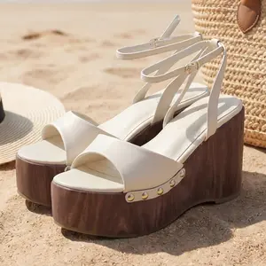 【16 MADDISON】Women's Gold Studded Ankle Strap Square Toe Chunky Heel Sandals, Open Toe High Heels, Women's Sandals, Suitable for Summer Parties, Weddings, Clubs, Dates, Festivals and Other Occasions. Decor Dance  Elegant