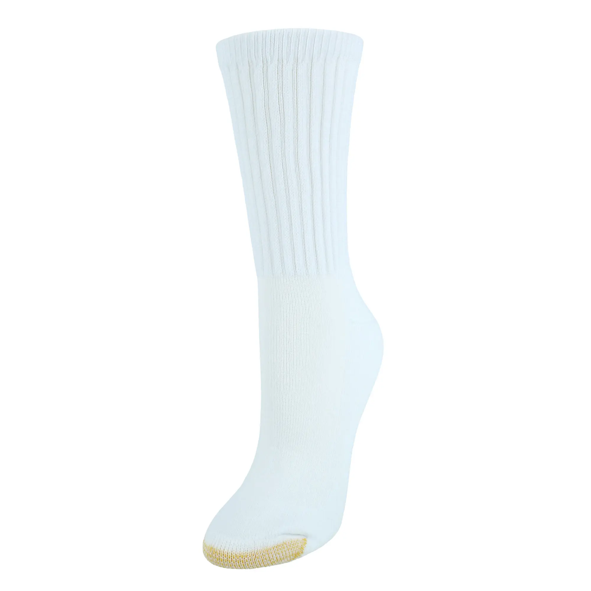 Gold Toe Women's Extended Size AquaFX Crew Long Calf High Socks with Embroidery - 3-Pair Pack, Moisture-Wicking for the Active Woman on the Move