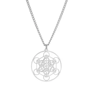 Metatron cube Sacred Geometry necklace - Balance and Harmony, Positive Energies, Sacred Knowledge