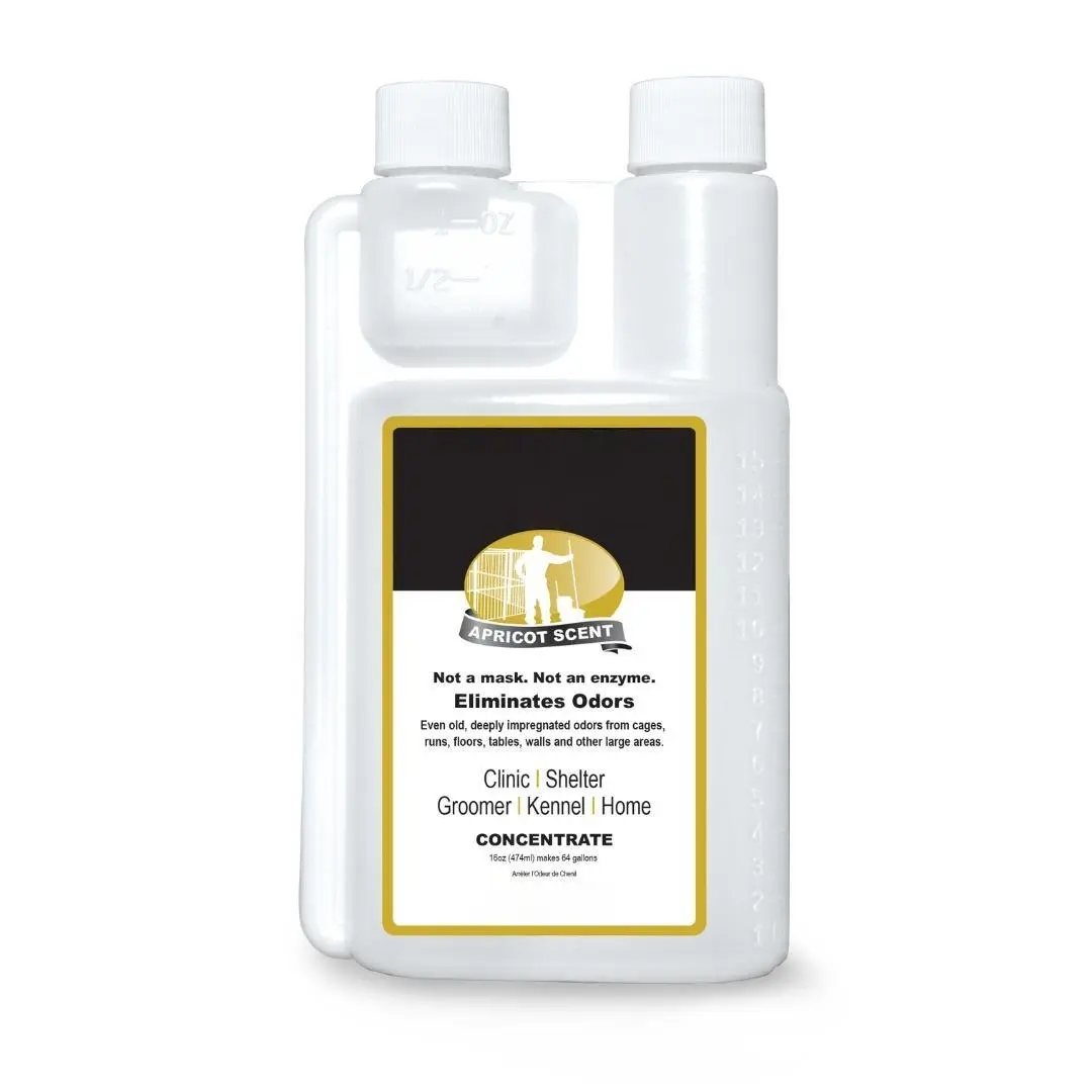 16oz Concentrate - For Pet Urine Odorcide - odor eliminator on carpet - Non-Enzymatic Formula Safe for Small Pets & Children- Kennel Odor Eliminator - cat stuff for indoor - dog products - Hamster(Apricot, Fresh Scent, Original)