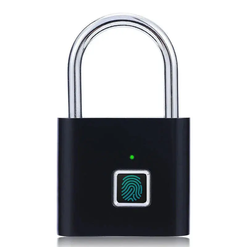 Smart Fingerprint Padlock – Keyless Biometric Lock, 0.5s Unlock, IP65 Waterproof