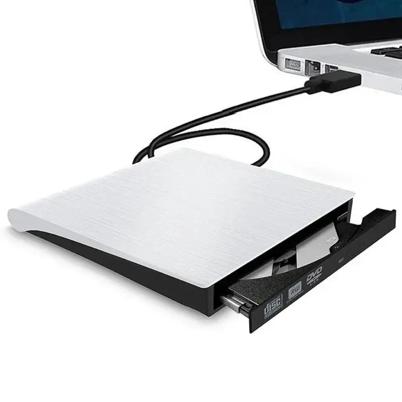 USB 3.0 Slim External DVD RW CD Writer Drive Burner Reader Player Optical Drives for Laptop PC Dvd Burner