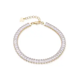 Baguette Clear Bracelet