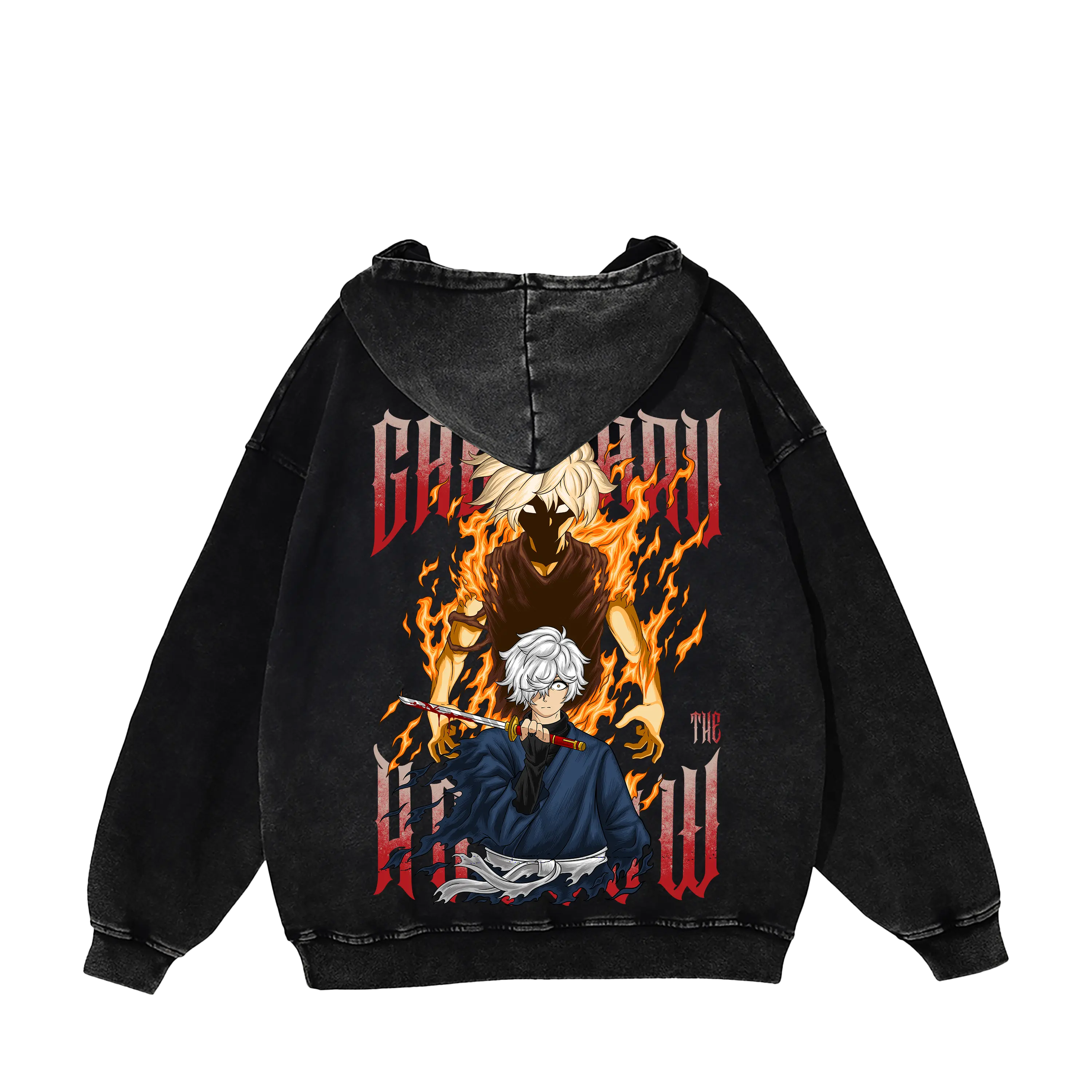 Gabimaru The Hollow T-Shirt, Sweatshirt, Hoodie – Hell’s Paradise Anime Oversized Streetwear T-Shirt, Sweatshirt, Hoodie, Vintage Graphic Pullover, Fan Gift Collector Edition
