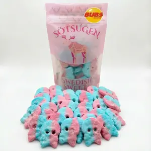 Bubs Bubblegum Dizzy Skulls Swedish Candy 1/2 lb - Vegan