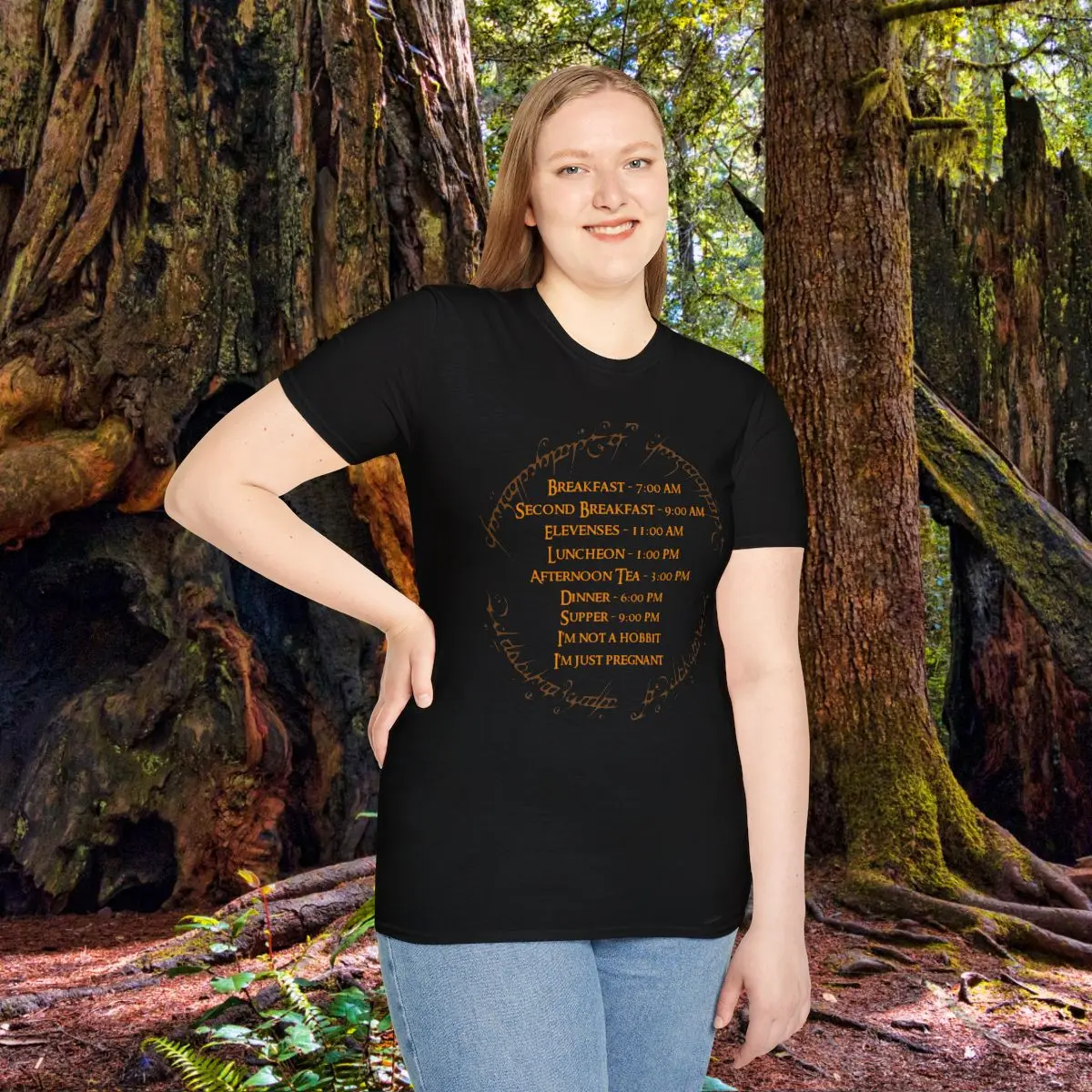 Unisex SCBC "Hungry Mama" Softstyle T-Shirt. Pregnancy Clothes. Maternity Shirt. Baby Shower Gift. Gift For Her. Graphic T-Shirt