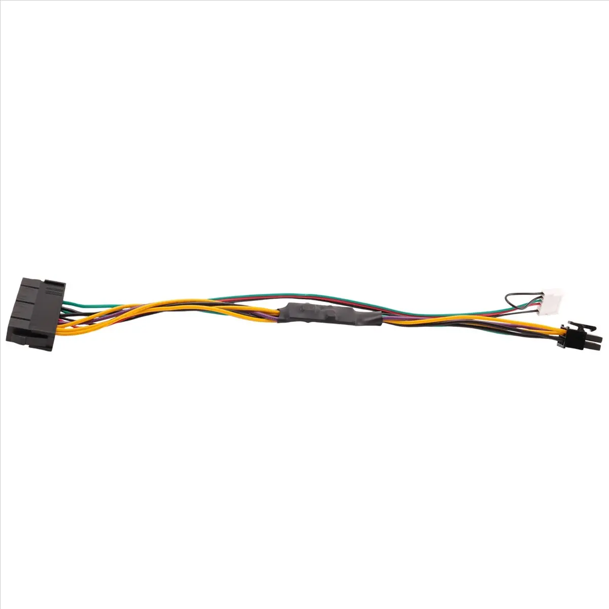 Wired ATX PSU Power Supply Cable, 1x24-Pin to 6-Pin with 18AWG Wire (30cm), Compatible with HP 600G1 800G1 Model Mainboards, As Shown, 24-Pin