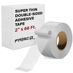 Ultra-Thin Clear Double Sided Tape  Heavy-Duty, Heat-Resistant,  Adhesive Tape for s, Posters, DIY, LED Strips, Fabric, , Glass  No , -Resistant, Removable