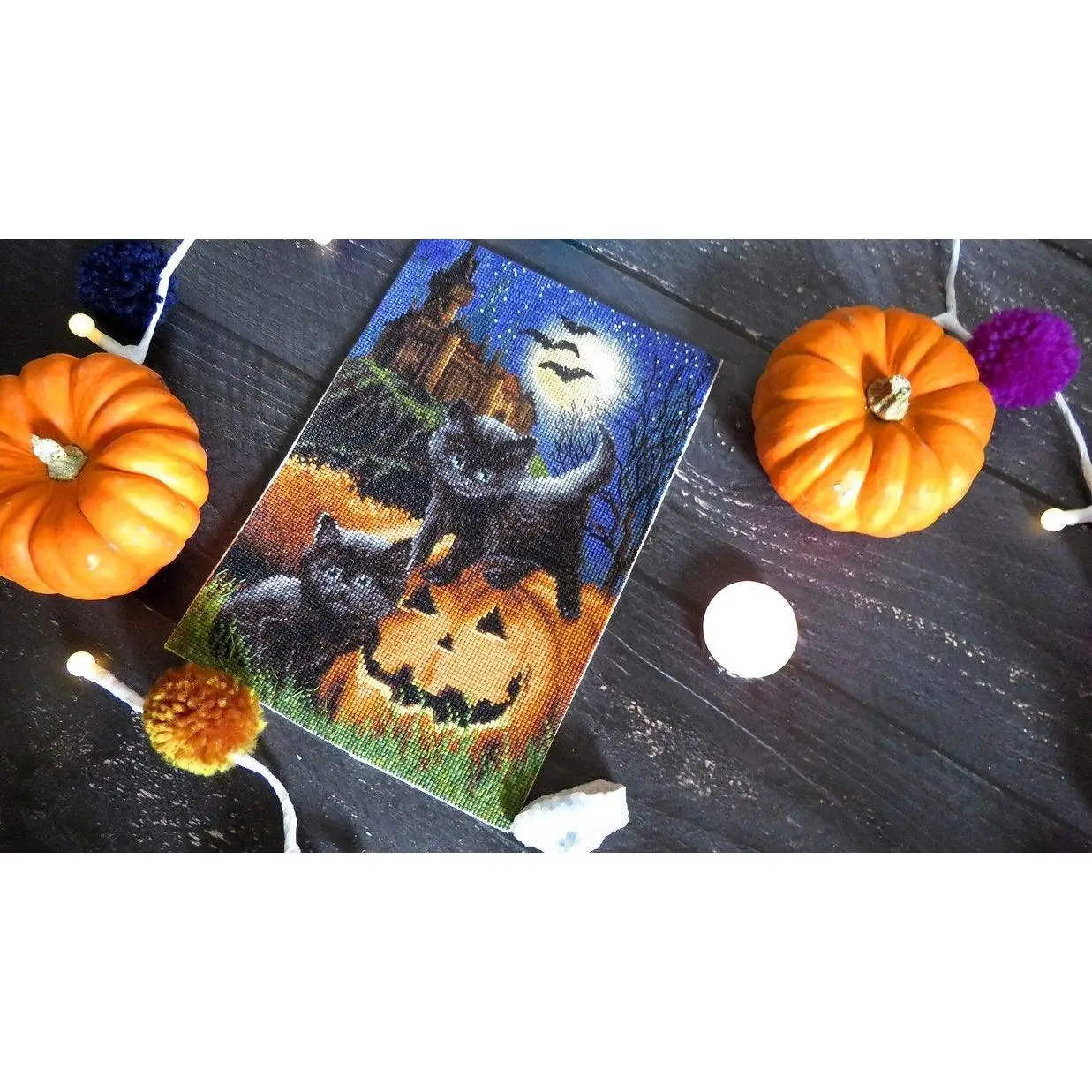 Did We Scare You? Counted Cross Stitch Kit by Letistitch Leti964