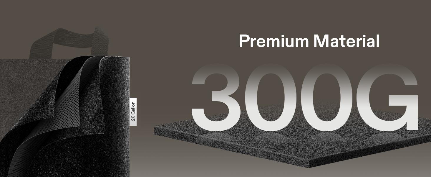 VIVOSUN 5-Pack Grow Bags, Heavy Duty Thickened Nonwoven Fabric Pots with Handles,Black VIVOSUN 5-Pack Grow Bags, Heavy Duty Thickened Nonwoven Fabric Pots with Handles,Black