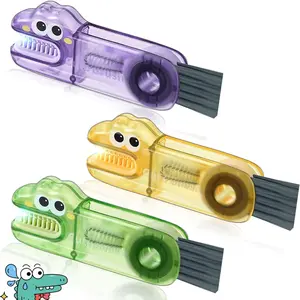 Crocodile Three-In-One Cup Lid Brush, Multi-Functional Cleaning Brush for Bottle Joints, U-Shaped Cup Mouth Cleaner, Model Xinghao Z66