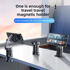 Portable Foldable Travel Stand for Photography | Magnetic 360° Rotatable Adjustable Phone Tablet Holder