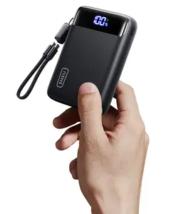 INIU 20000mAh Power Bank 22.5W Fast Charging Portable Charger USB C In & Out PD 3.0 QC 4.0 LED Display Compatible with iPhone 17 16 15 14 13 12 Pro Samsung Google LG iPad Tablet Black,summervibes