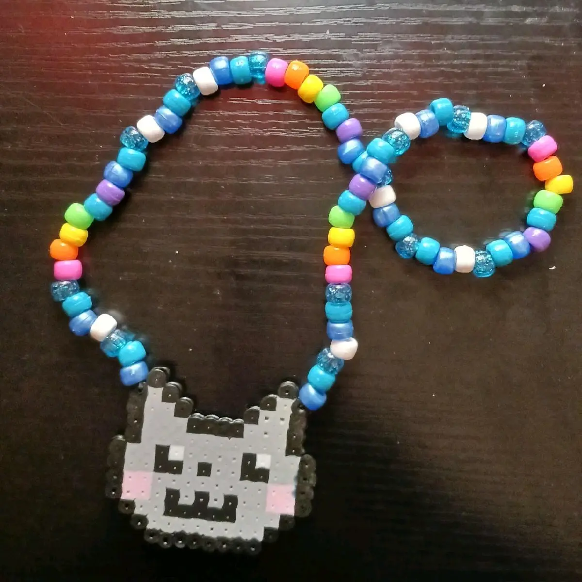 nyan cat head necklace nyan cat head necklace