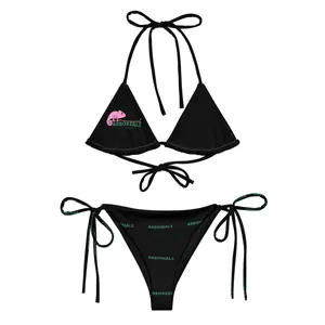 A&M All-over print recycled string bikini