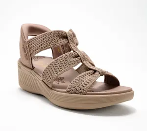 Skechers Slip-ins Cali Pier Lite Wedge Sandals -Lovely Horizon