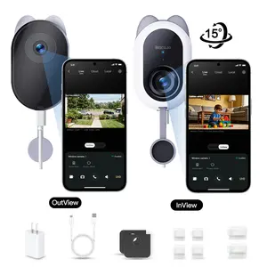 Botslab 2-in-1 Dual-View Security Camera | 2.5K Indoor & Outdoor Simultaneous View, 10x Zoom, True Color Night Vision, Easy Install summervibes