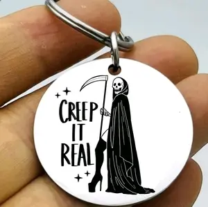 sexy reaper creep it real hot Keychain