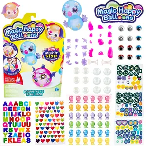 Magical Bubble Toy DIY Craft Accessories Expansion Pack, Educational Puzzle Toys, Customizable Shapes, Fun and Educational Play, Ideal Party Gift(Accessory Refill Pack) Sensory Bundle