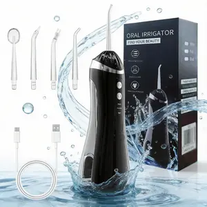 MySmile Cordless Water Flosser (26Oml) -3Modes & 4 Jet Tips I Portable Oral Care forBraces & Travel lightweight handle dental flosser cordless rechargeable battery daily home replaceable nozzle