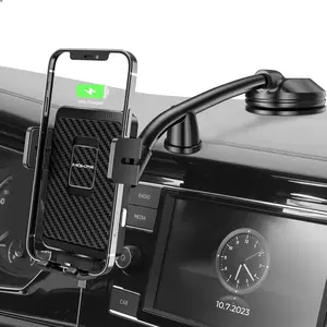 Charger,  15W    Mount Auto-Clamping  Charger, Dashboard Windshield Phone Holder Compatible with  16 15/14/13/13 Pro/12 Pro12/11/X,  S23/S22/S10/S9/S8