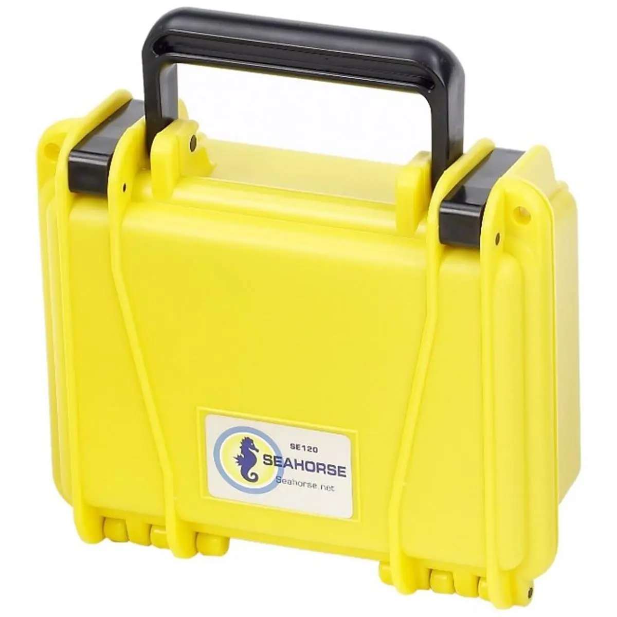 212 MAIN Seahorse 120 Tool Case - Toolbox Storage Box with Accuform Foam, Watertight Seal, Yellow