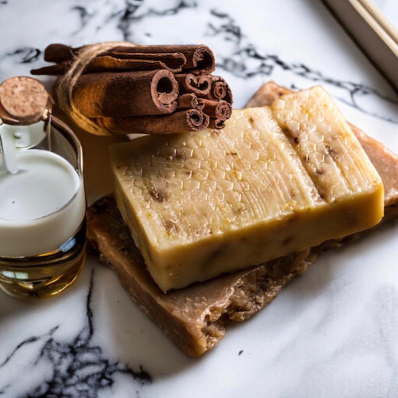 Oatmeal & Honey Goats Milk Soap Bar soothing Acne Skincare Antibacterial Cleansing Moisture Body Care 5 lb